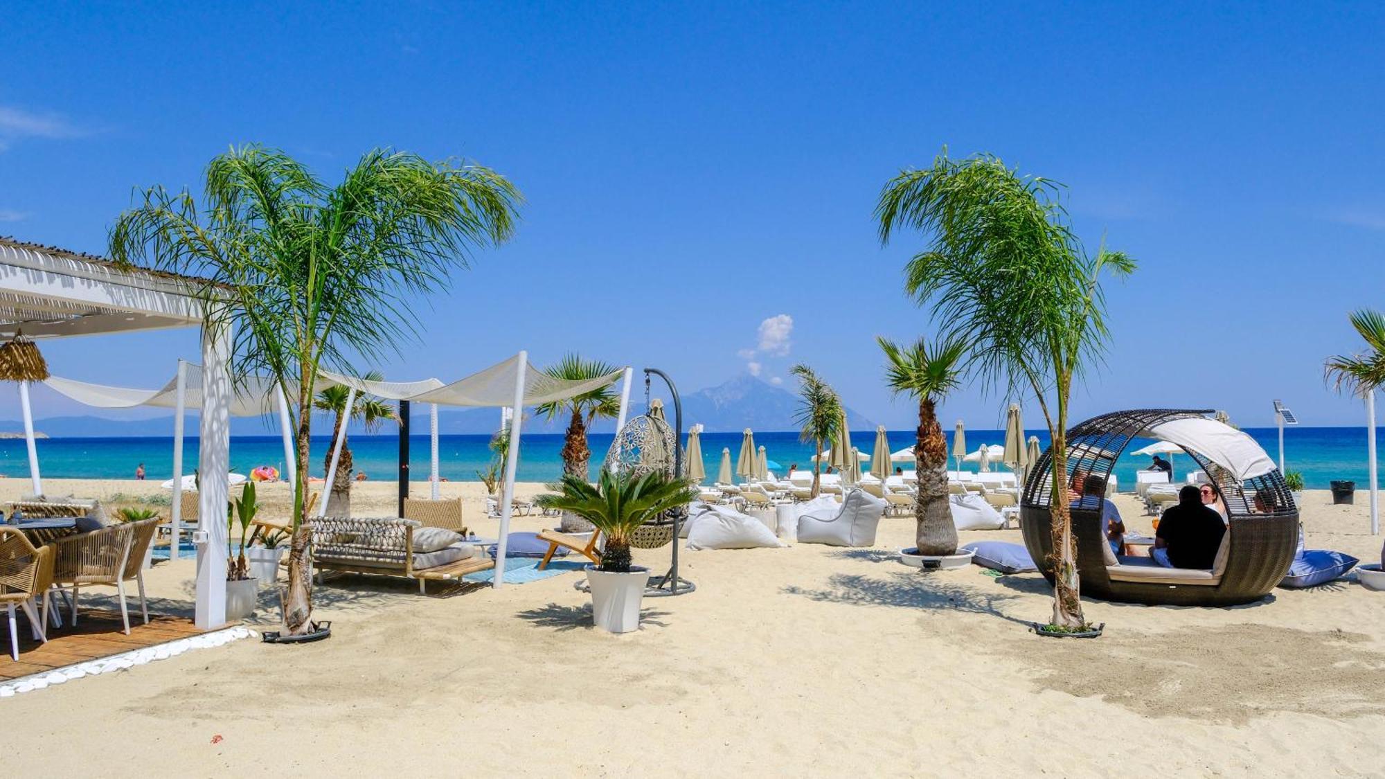 Cocoon Hotel-Beach Bar Sarti Ngoại thất bức ảnh