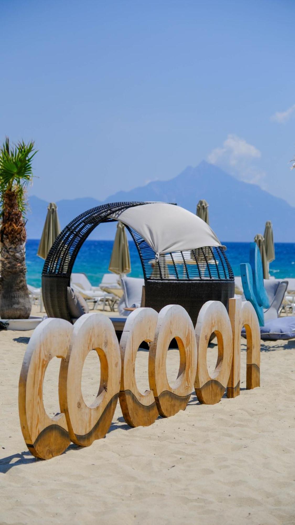 Cocoon Hotel-Beach Bar Sarti Ngoại thất bức ảnh